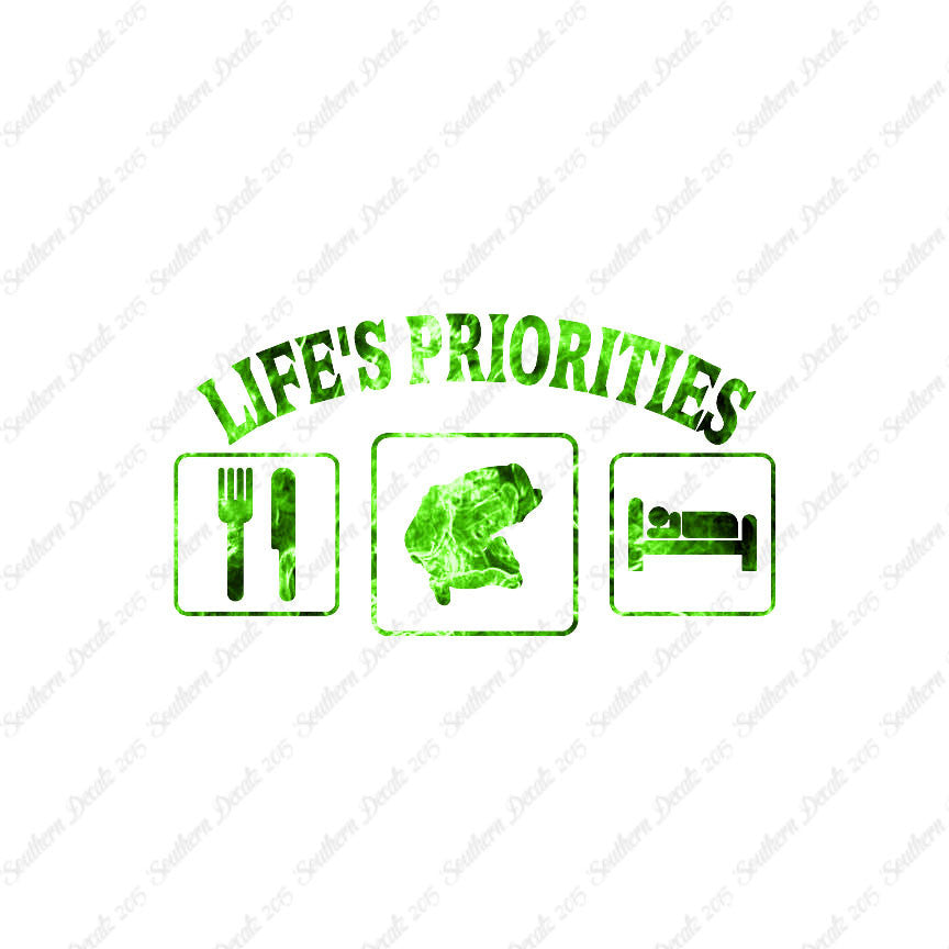Life Priority Eat Sleep Fish