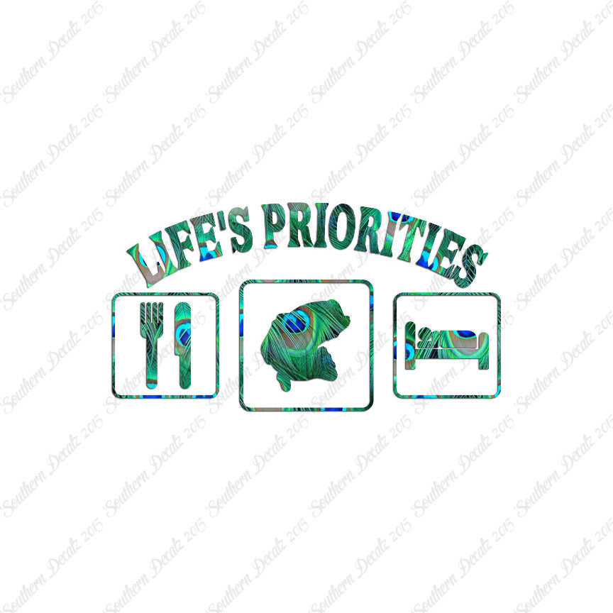 Life Priority Eat Sleep Fish