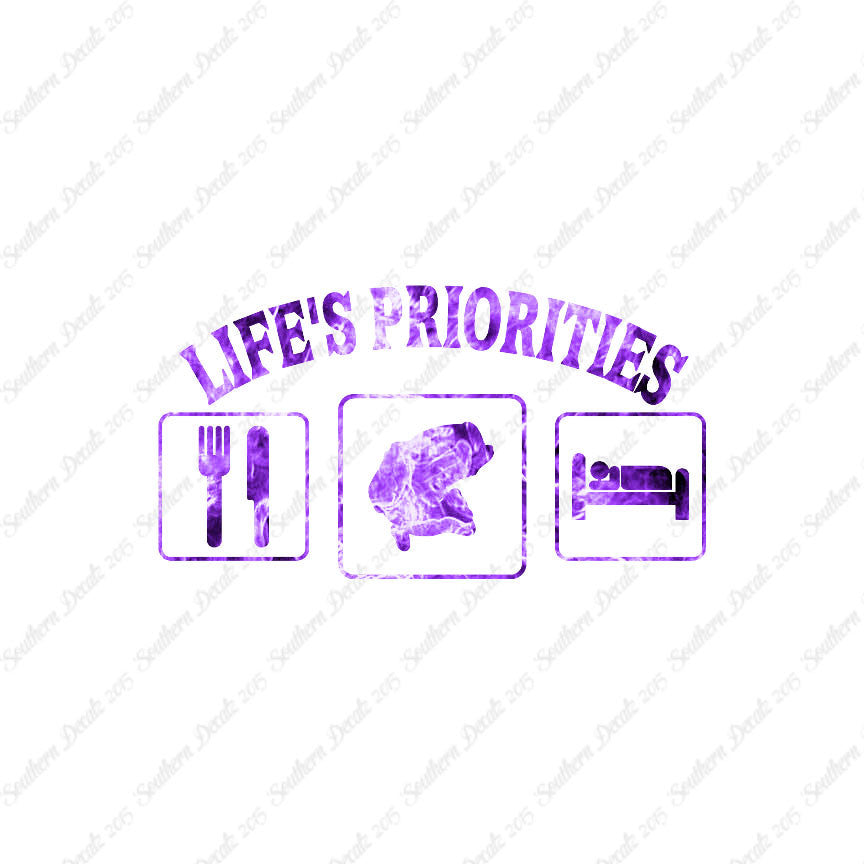 Life Priority Eat Sleep Fish
