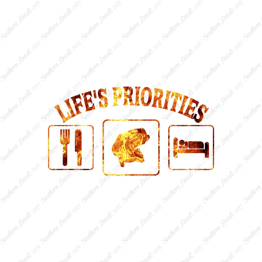 Life Priority Eat Sleep Fish