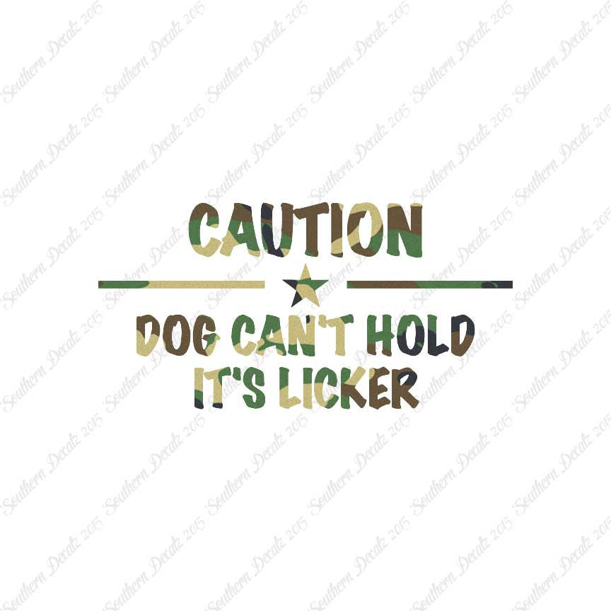 Dog Can't Hold Licker