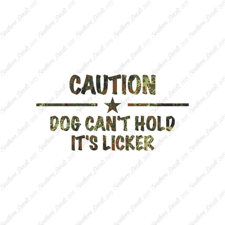 Dog Can't Hold Licker
