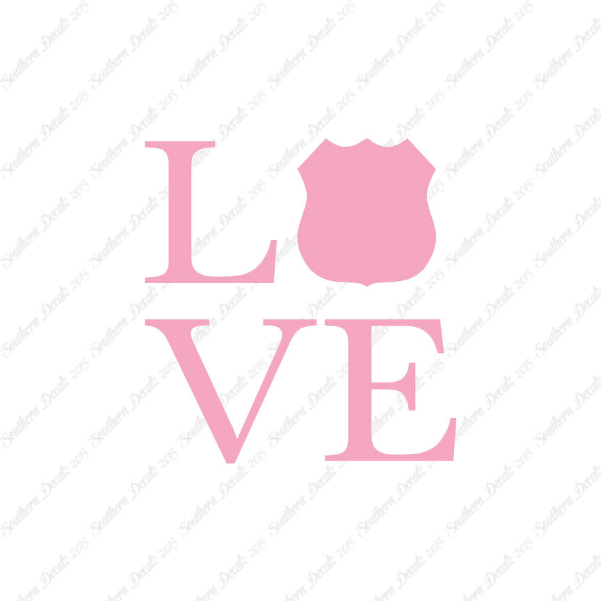 Police Badge Love