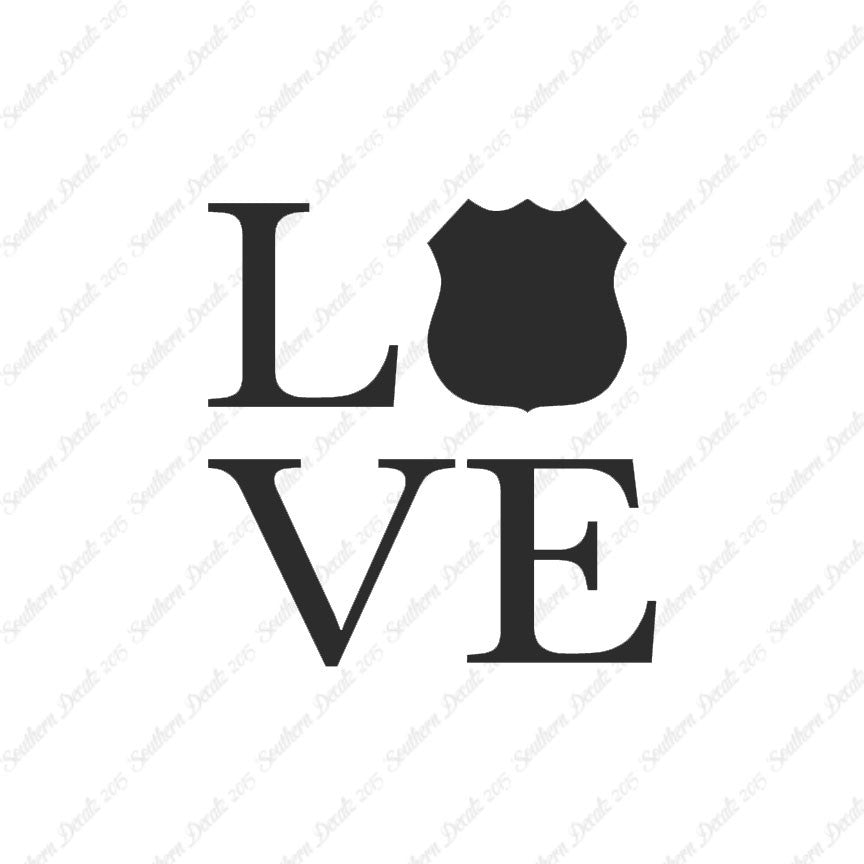 Police Badge Love