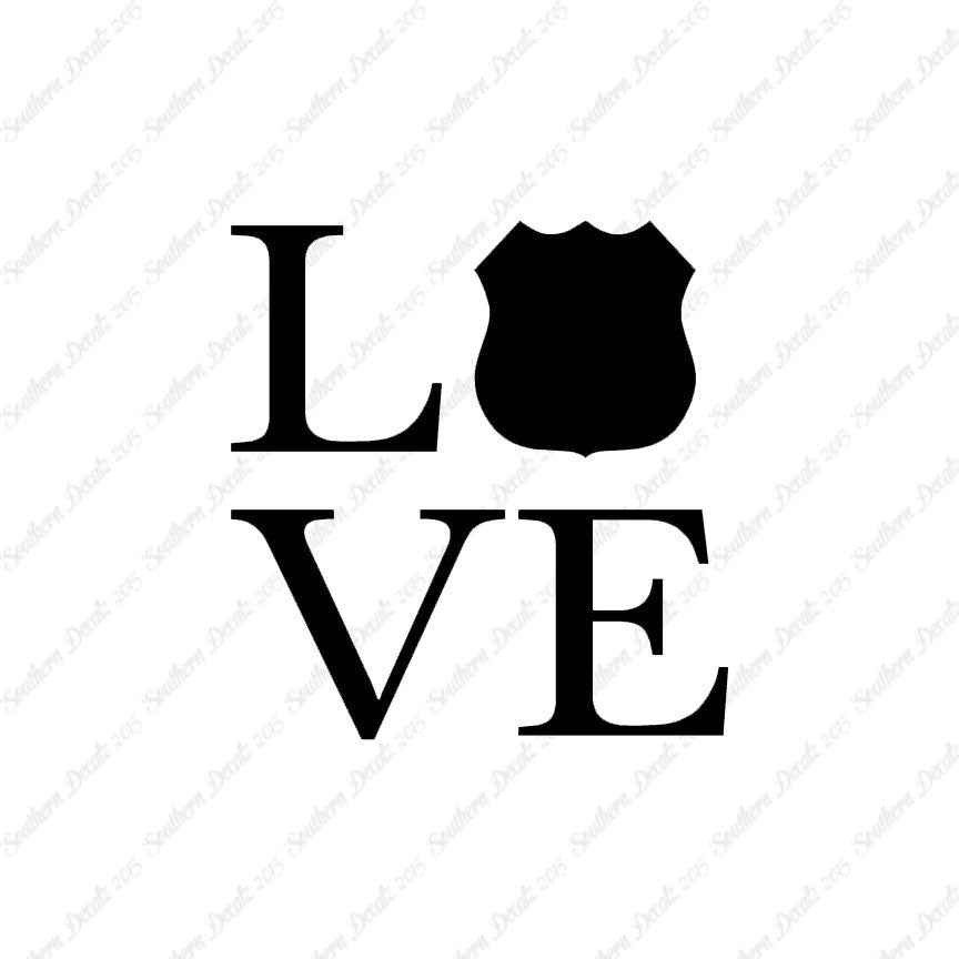 Police Badge Love