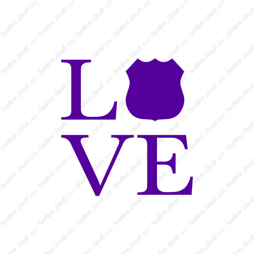Police Badge Love