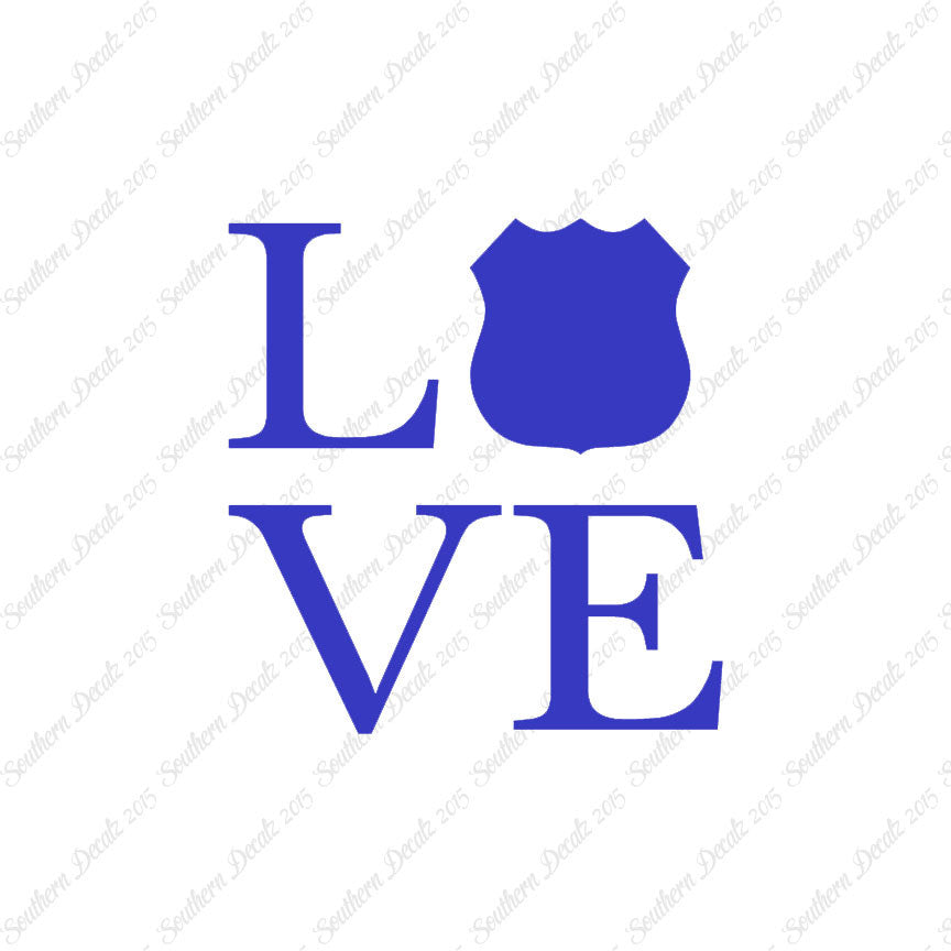 Police Badge Love