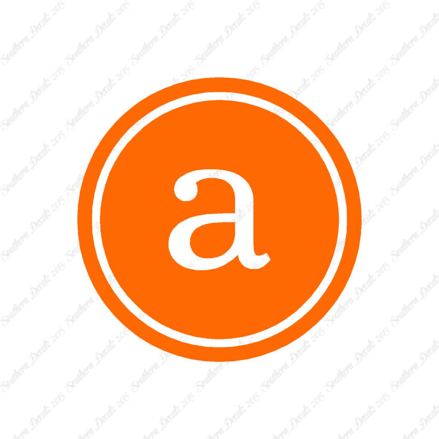 Typewriter Font A Initial