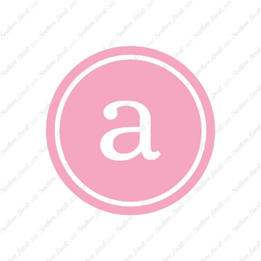 Typewriter Font A Initial