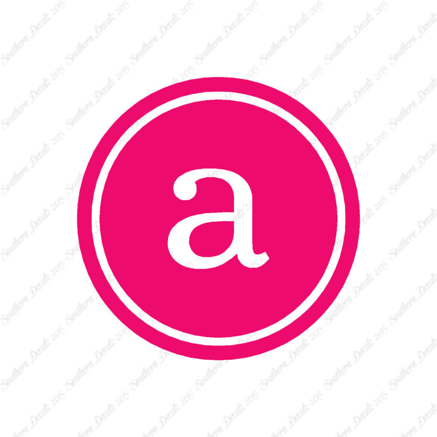 Typewriter Font A Initial