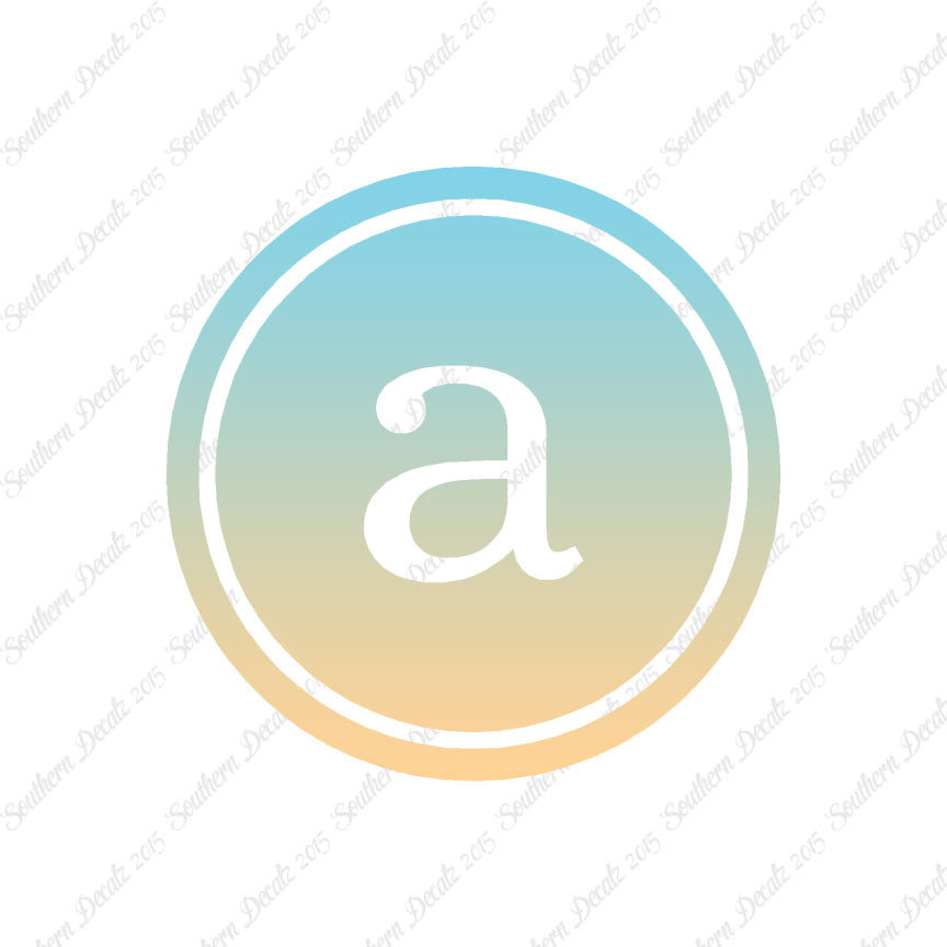 Typewriter Font A Initial
