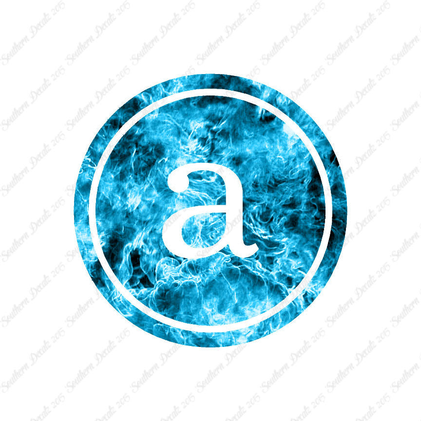 Typewriter Font A Initial