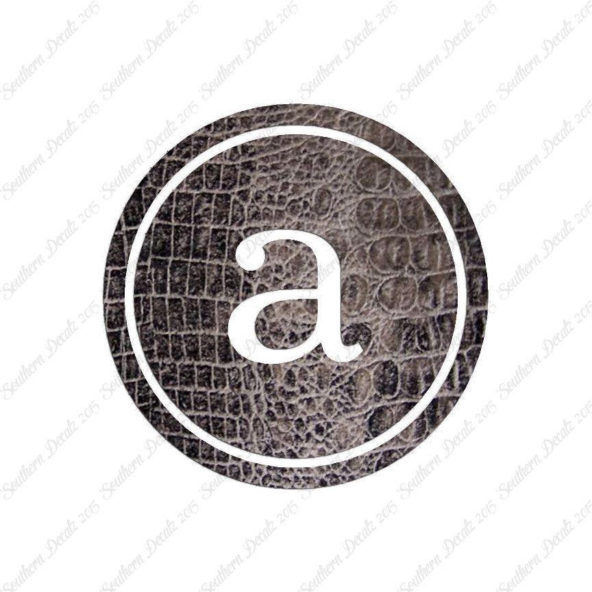 Typewriter Font A Initial