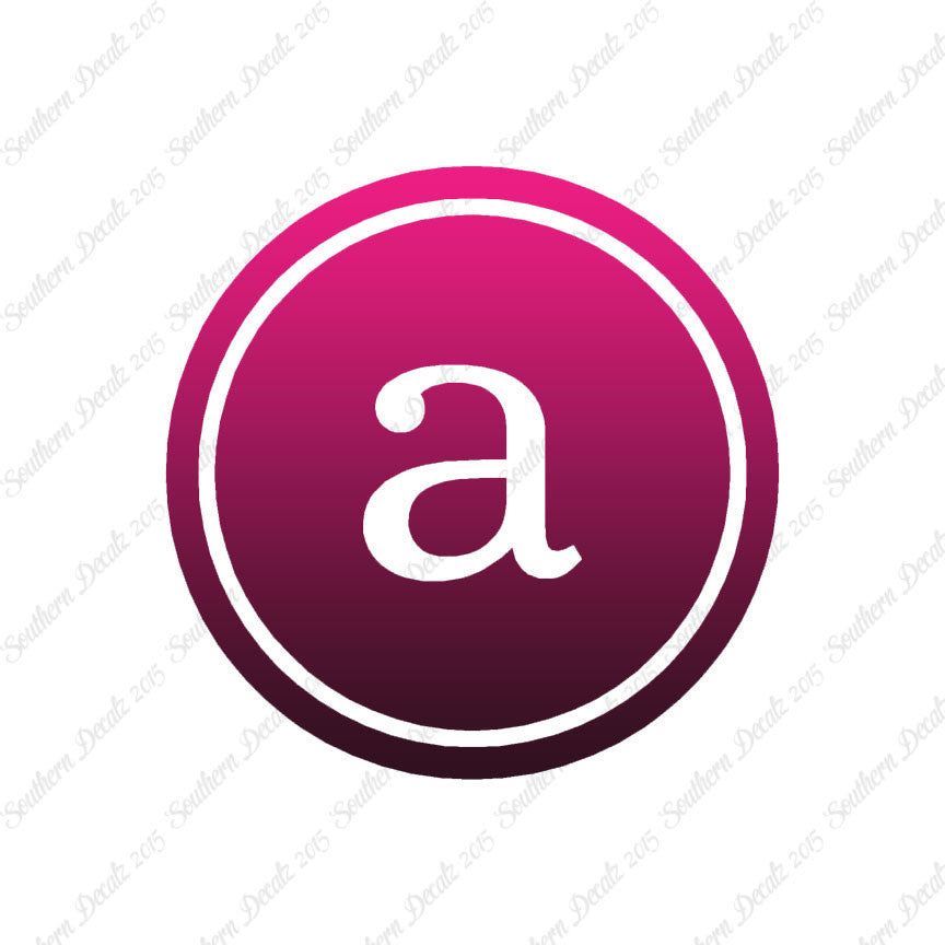 Typewriter Font A Initial