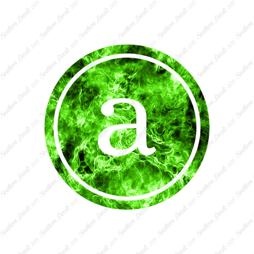 Typewriter Font A Initial