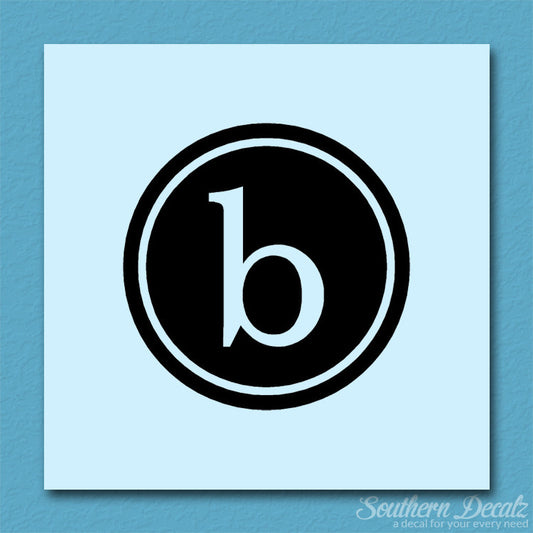 Typewriter Font B Initial
