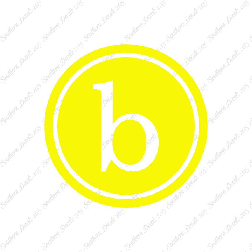 Typewriter Font B Initial