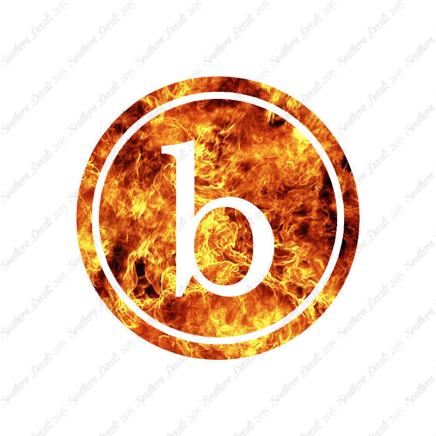 Typewriter Font B Initial