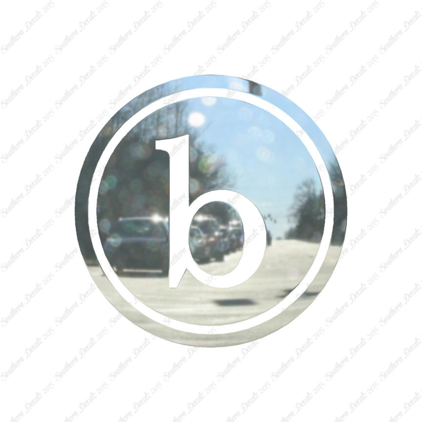 Typewriter Font B Initial