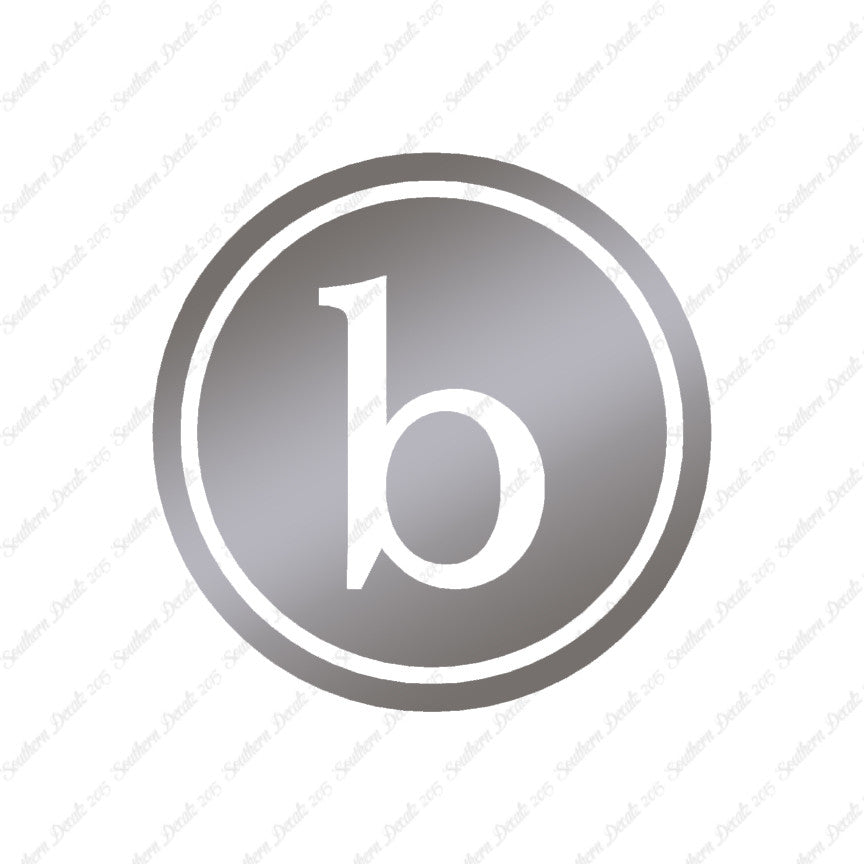Typewriter Font B Initial