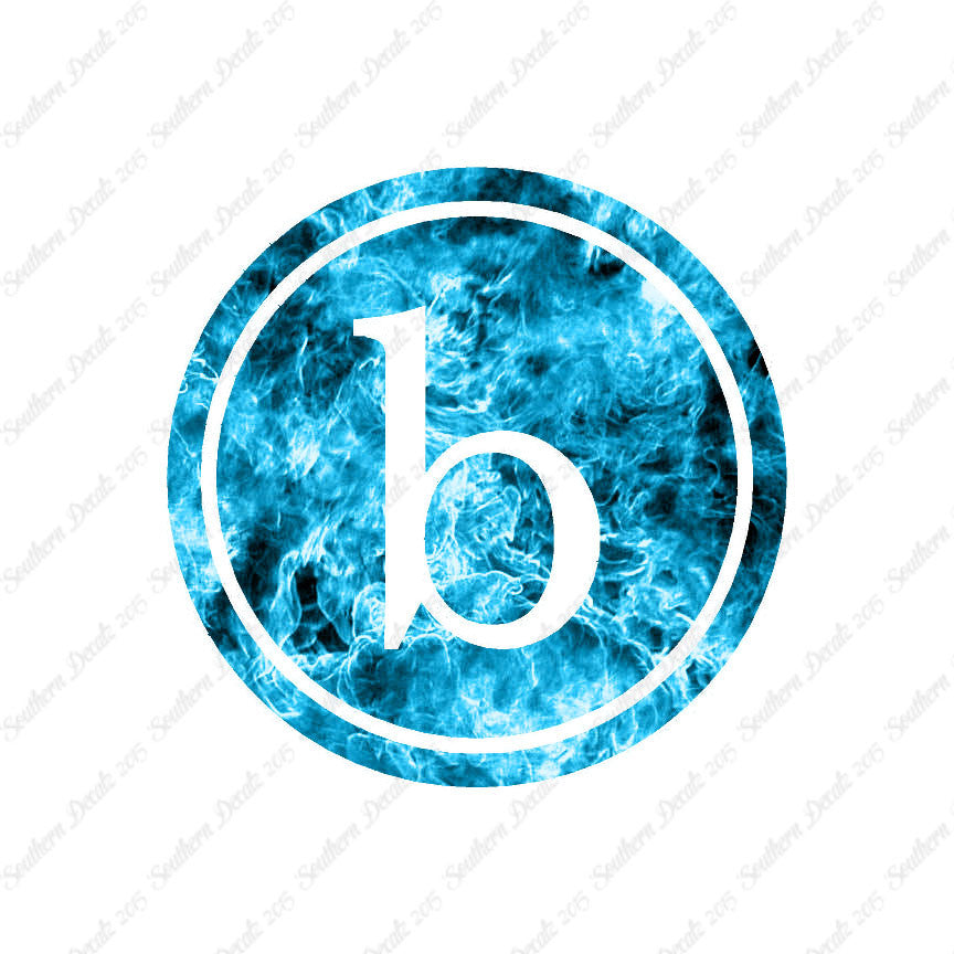 Typewriter Font B Initial