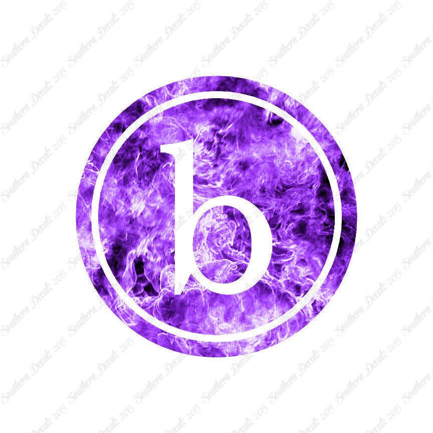 Typewriter Font B Initial