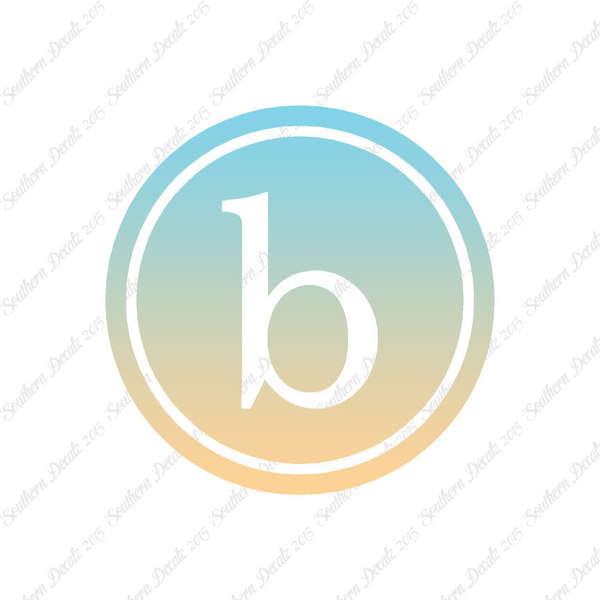 Typewriter Font B Initial