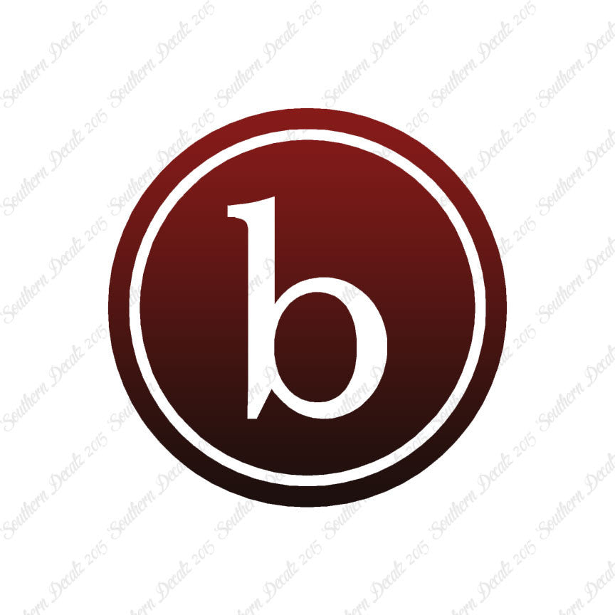 Typewriter Font B Initial