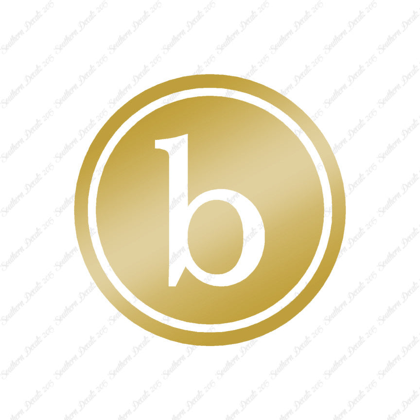 Typewriter Font B Initial