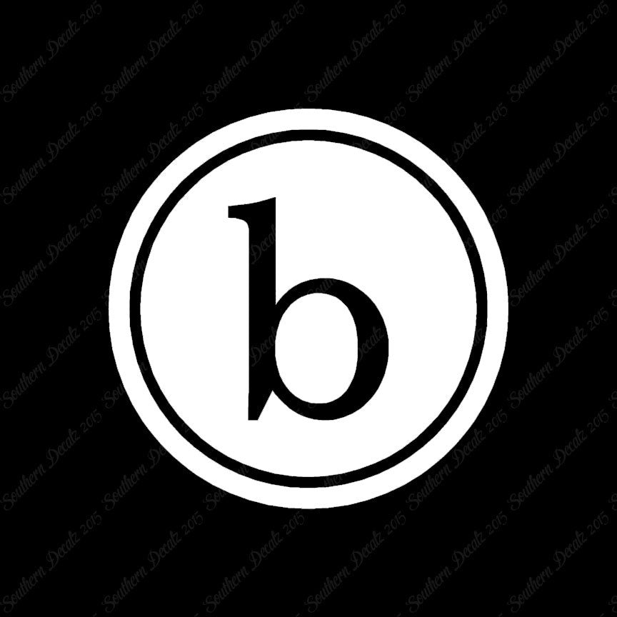 Typewriter Font B Initial