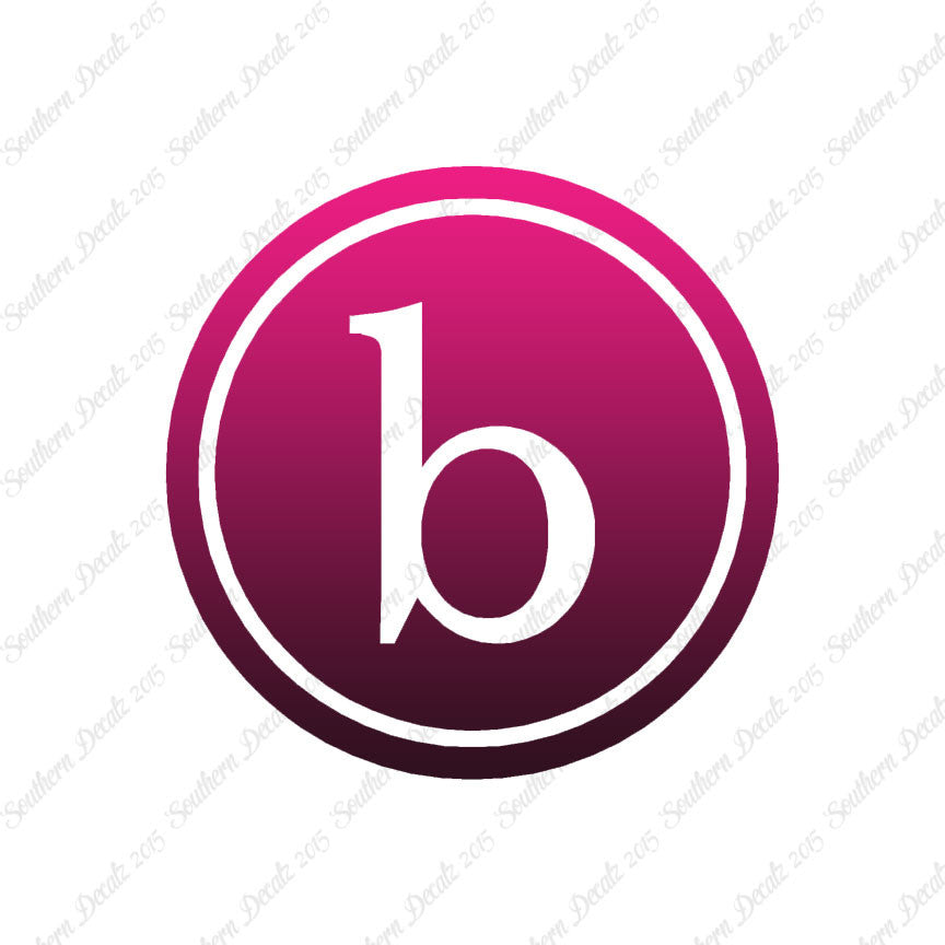 Typewriter Font B Initial