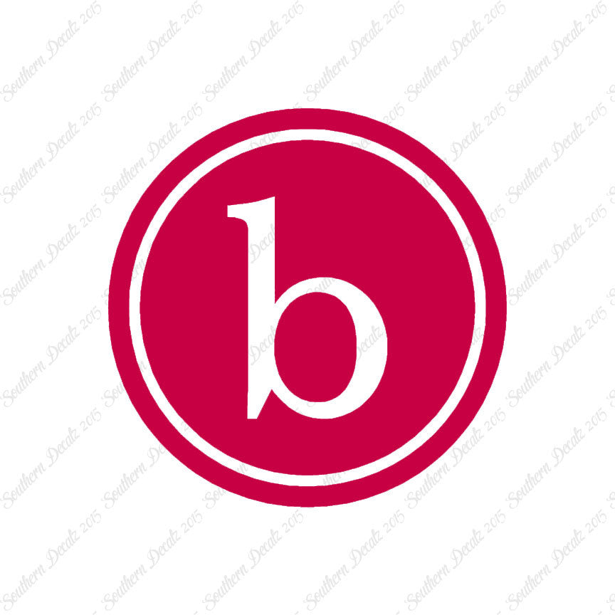 Typewriter Font B Initial