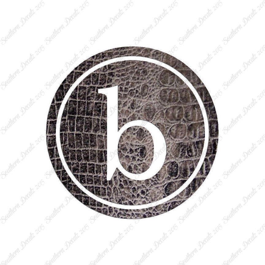Typewriter Font B Initial