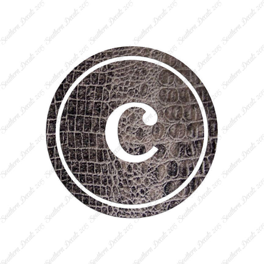 Typewriter Font C Initial