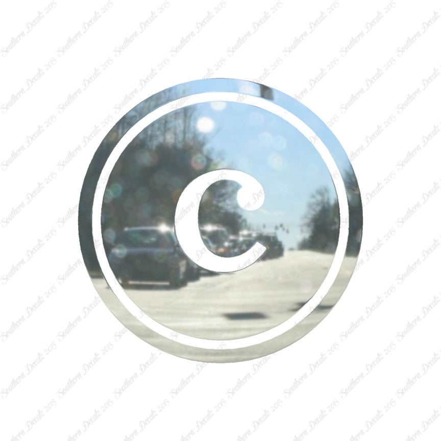 Typewriter Font C Initial