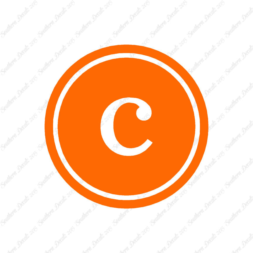 Typewriter Font C Initial