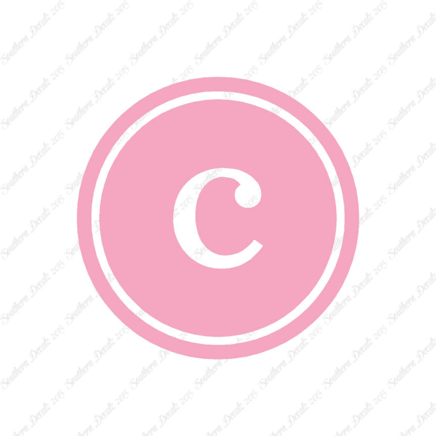 Typewriter Font C Initial