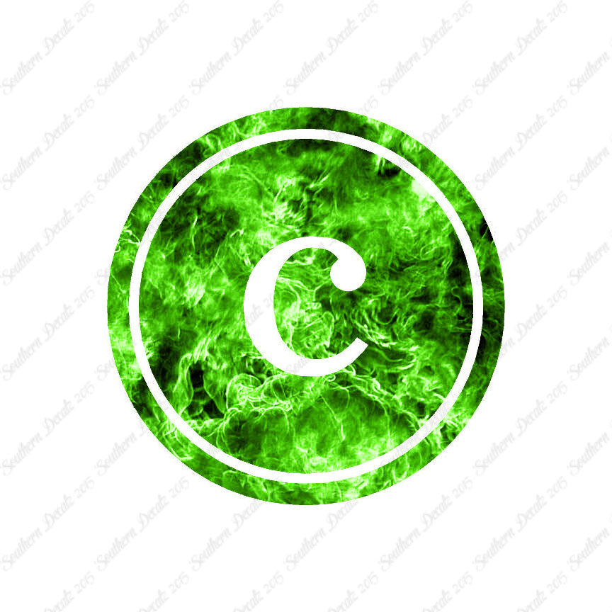 Typewriter Font C Initial