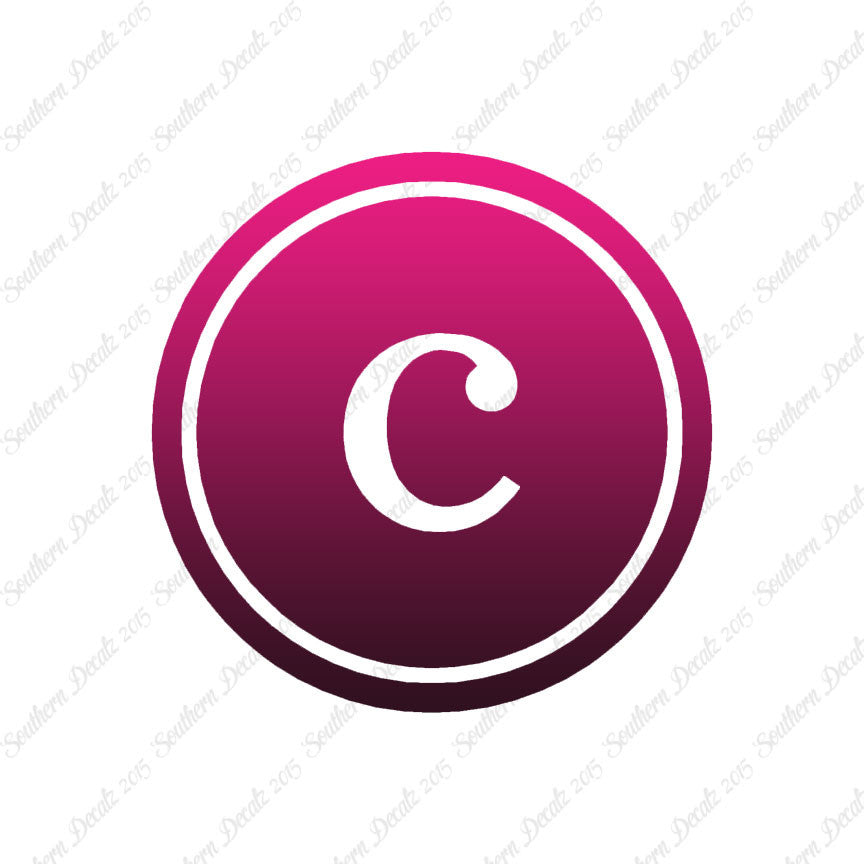 Typewriter Font C Initial
