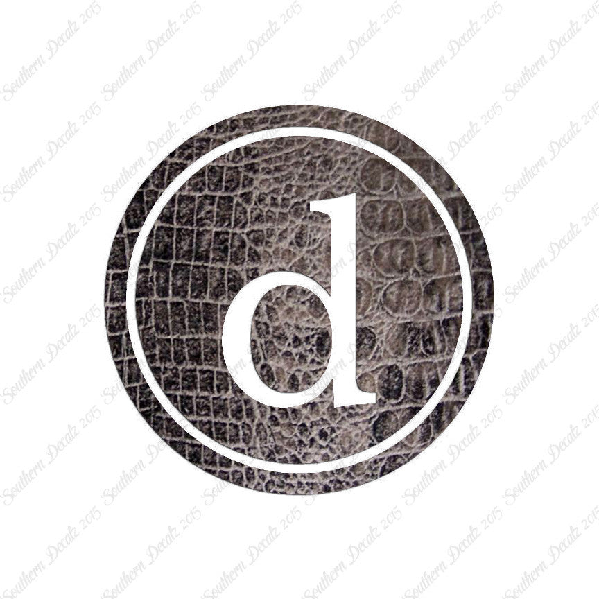 Typewriter Font D Initial