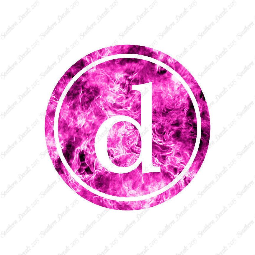 Typewriter Font D Initial