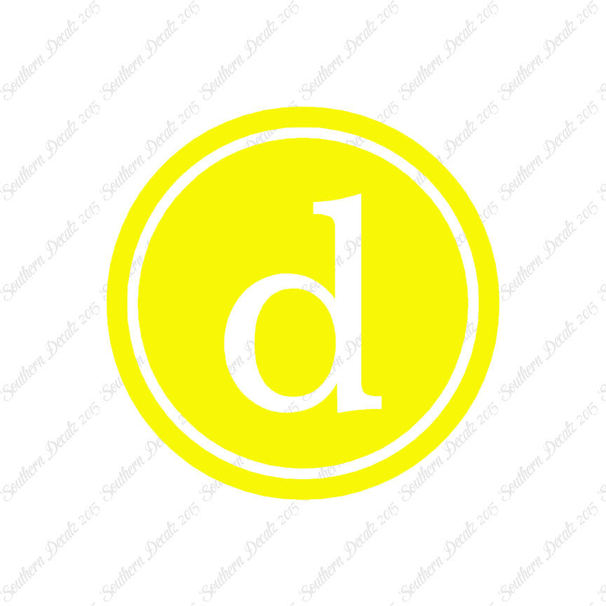 Typewriter Font D Initial