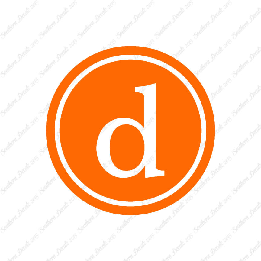 Typewriter Font D Initial