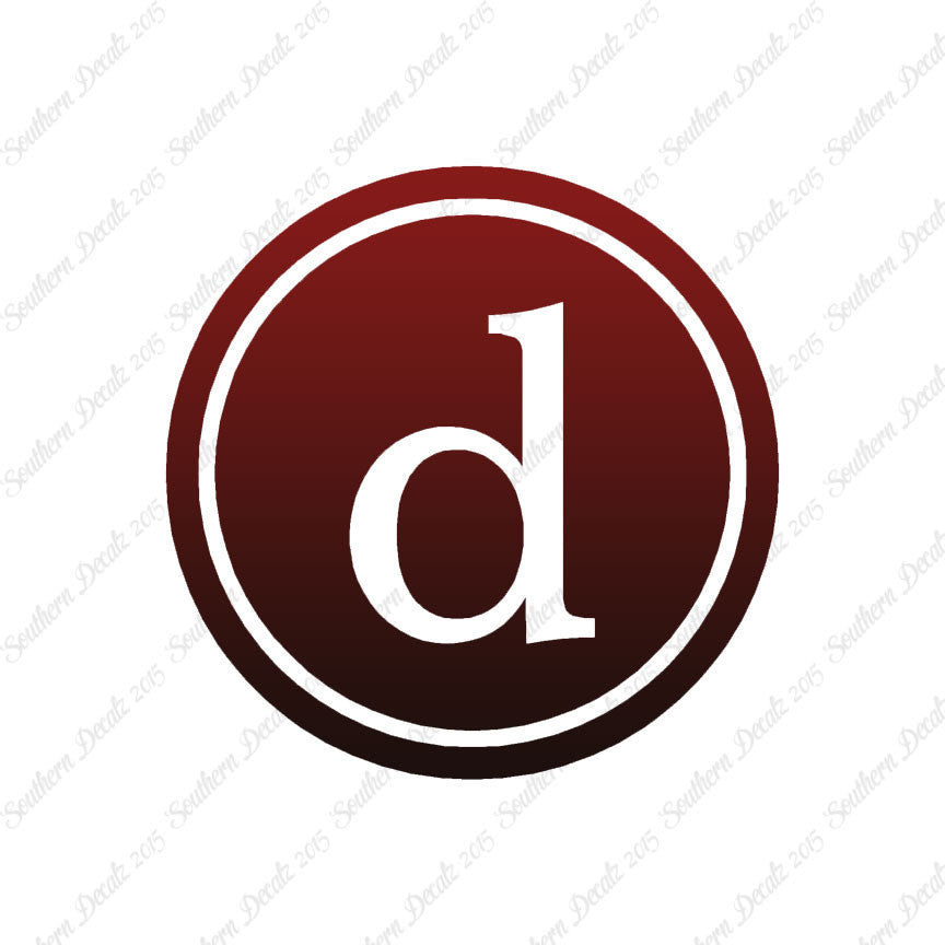 Typewriter Font D Initial