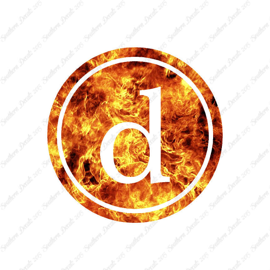Typewriter Font D Initial
