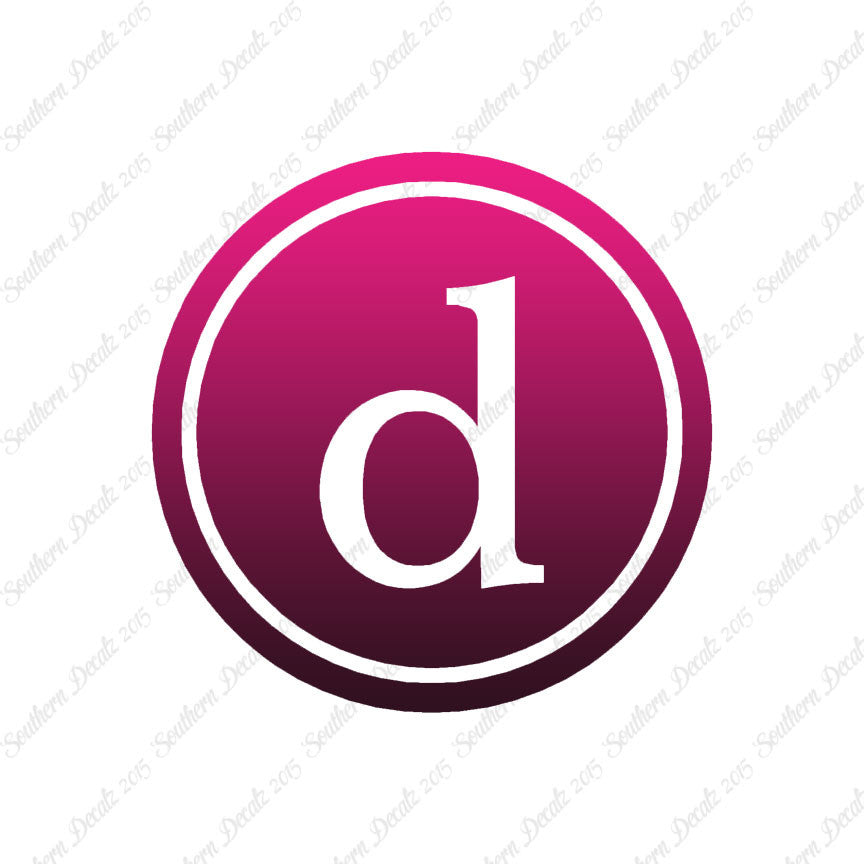 Typewriter Font D Initial