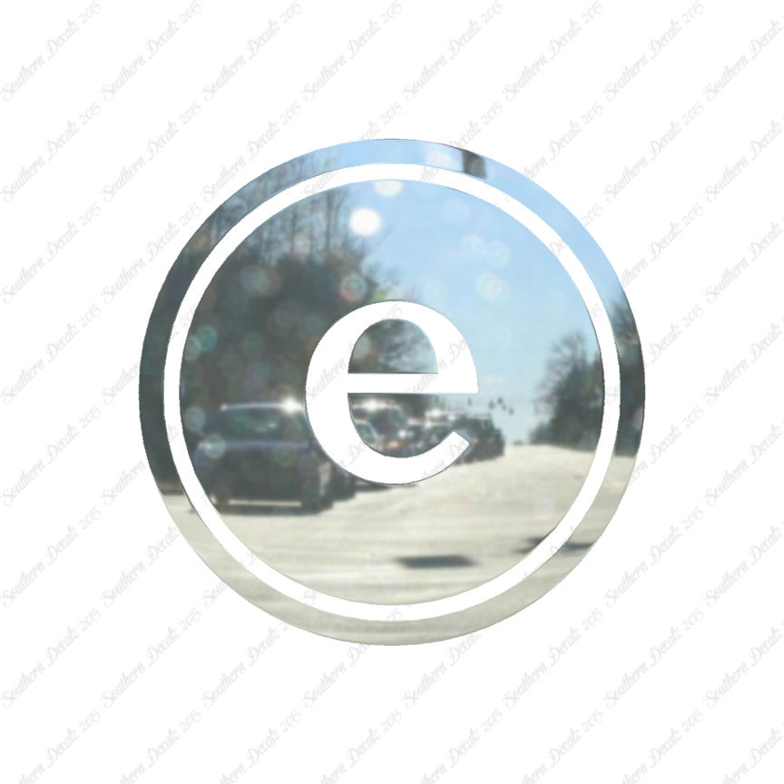 Typewriter Font E Initial