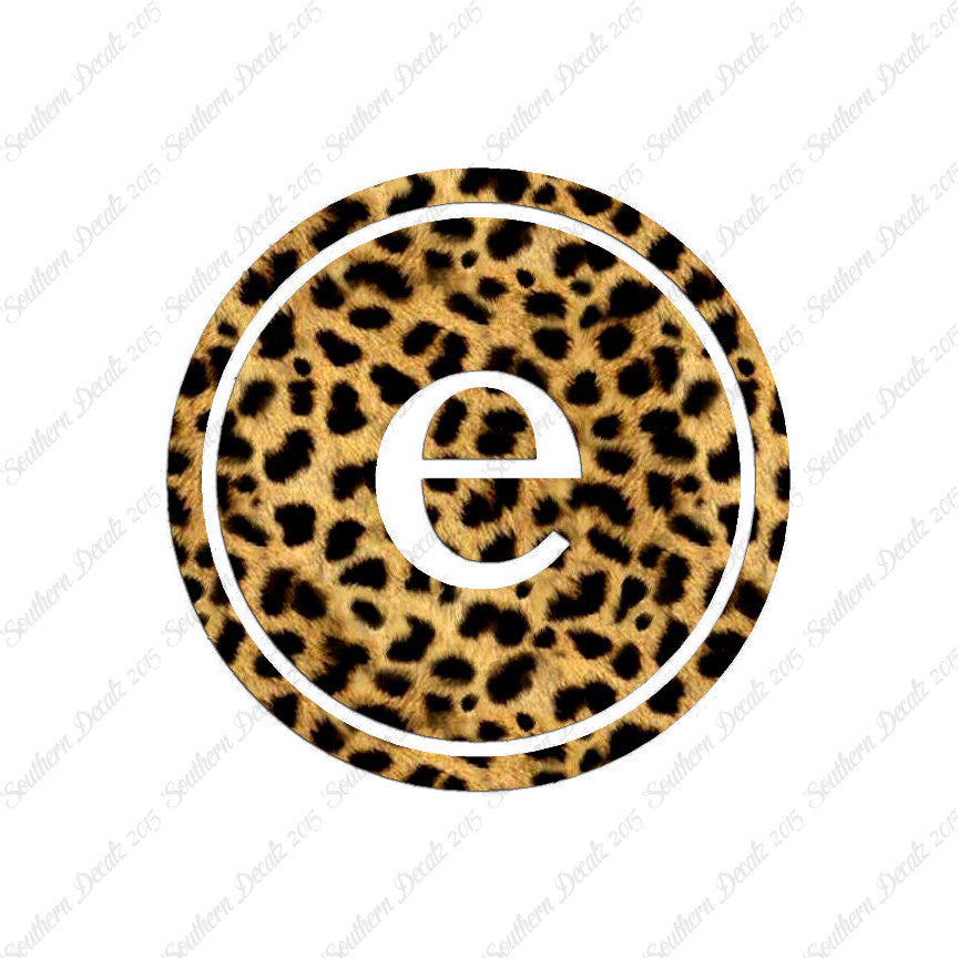 Typewriter Font E Initial