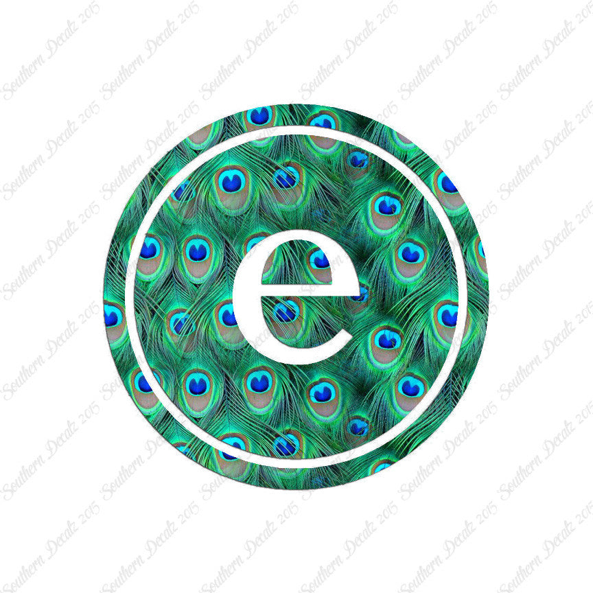 Typewriter Font E Initial