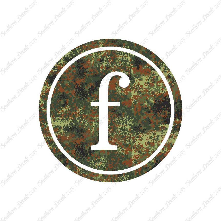 Typewriter Font F Initial